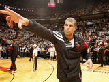 Miami, FL - June 21: Miami Heat and Oklahoma City Thunder Game Five, Shane Battier Impressão fotográfica por Issac Baldizon Miami, FL - June 21: Miami Heat and Oklahoma City Thunder Game Five, Shane Battier Impressão fotográfica por Issac Baldizon