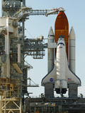 The Final Mission of Space Shuttle Endeavour Sts-134 on Pad 39A at Cape Canaveral, Florida, Usa Photographic Print by Maresa Pryor