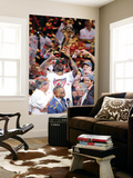 Miami, FL - June 21:  Miami Heat and Oklahoma City Thunder Game Five, LeBron James Wall Mural by Mike Ehrmann