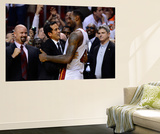 Miami, FL - June 21:  Miami Heat and Oklahoma City Thunder Game Five, LeBron James Wall Mural by Ronald Martinez