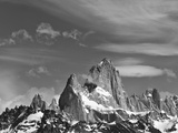 Spectacular Peaks of Fitzroy Massif with Snow, Glaciers and Clouds Photographic Print by John Eastcott & Yva Momatiuk