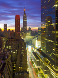 USA, New York, Manhattan, Midtown Skyline Including Empire State Building Photographic Print by Alan Copson