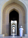 Oman, Muscat, Sultan Qaboos Grand Mosque Photographic Print by Michele Falzone