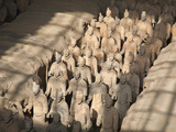 China, Shaanxi, Xi'An, the Terracotta Army Museum, Terracotta Warriors Photographic Print by Jane Sweeney