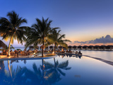Maldives, Faafu Atoll, Filitheyo Island, Luxury Resort Photographic Print by Michele Falzone