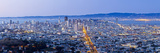 City Skyline Viewed from Twin Peaks, San Francisco, California, USA Photographic Print by Gavin Hellier