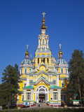 Kazakhstan, Almaty, Panfilov Park, Zenkov Cathedral Previously known as Ascension Cathderal, Built  Photographic Print by Jane Sweeney