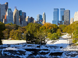 Skyline of Uptown Manhattan and Central Park, New York City, New York, USA Photographic Print by Gavin Hellier