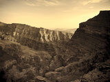 Oman, Hajjar Mountain Range, Jebel Shams Mountain, Wadi Ghul, the 'Grand Canyon of Arabia' Photographic Print by Michele Falzone