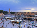 Morocco, Marrakech, Djemaa El-Fna Square Photographic Print by Michele Falzone