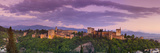 The Alhambra Palace Illuminated at Dusk, Granada, Granada Province, Andalucia, Spain Photographic Print by Doug Pearson