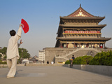 China, Shaanxi, Xi'An, Drum Tower Photographic Print by Jane Sweeney