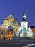 Terreiro Do Paco at Twilight, One of the Centers of the Historical City, Lisbon, Portugal Photographic Print by Mauricio Abreu