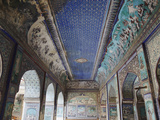Ancient Murals in Chitrasala, Bundi Palace, Bundi, Rajasthan, India Photographic Print by Ian Trower