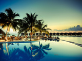 Maldives, Faafu Atoll, Filitheyo Island, Luxury Resort Photographic Print by Michele Falzone