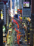 USA, New York, Manhattan, Midtown, Broadway Towards Times Square Photographic Print by Alan Copson