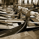 Gondolas, Venice, Italy Photographic Print by Jon Arnold