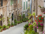 Village Street, Valldemossa, Mallorca, Balearic Islands, Spain Photographic Print by Doug Pearson