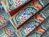 Korea, Gyeongsangbuk-Do, Gyeongju, Bulguksa Temple, Traditional Roof Photographic Print by Jane Sweeney