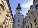 Slovakia, Bratislava, Old Town, St. Michaels Gate and Tower Photographic Print by Michele Falzone