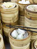 Dim Sum Preparation in a Restaurant Kitchen in Hong Kong, China (Pr) Photographic Print by Gavin Hellier