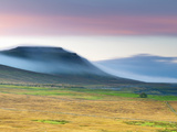 UK, England, North Yorkshire, Ribble Valley and Ingleborough Mountain on Left, One of the Yorkshire Photographic Print by Alan Copson