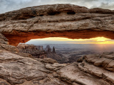 USA, Utah, Canyonlands National Park, Mesa Arch at Sunrise Photographic Print by Mark Sykes