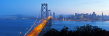 USA, California, San Francisco, City Skyline and Bay Bridge from Treasure Island Photographic Print by Gavin Hellier