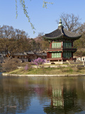 Korea, Seoul, Gyeongbokgung Palace, Hyangwonjeong Pavilion Photographic Print by Jane Sweeney