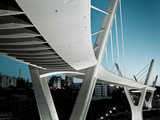 Jordan, Amman, Amman Suspension Bridge Photographic Print by Walter Bibikow