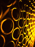 France, Marne, Champagne Region, Epernay, Moet and Chandon Champagne Winery, Champagne Cellars Photographic Print by Walter Bibikow