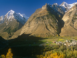 India, Himachal Pradesh, Lahaul, Near Keylong, Pattan Valley at Tandi Marks the Confluence of Chand Photographic Print by Amar Grover