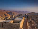 Israel, Dead Sea, Masada View of the Masada Plateau Photographic Print by Walter Bibikow