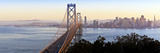 USA, California, San Francisco, City Skyline and Bay Bridge from Treasure Island Photographic Print by Gavin Hellier