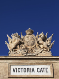 Malta, Europe, Coat of Arms on the Victoria Gate, Dating Back to the British Rule Photographic Print by Ken Scicluna