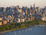 Midtown Mahattan and Hudson River, New York, USA Photographic Print by Peter Adams