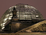 The German Parliament in the Old Reichstag Building, Berlin, Germany Photographic Print by David Bank