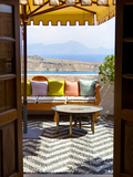 Hotel Interior Detail, Lindos, Rhodes, Greece Photographic Print by Doug Pearson