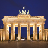 Brandenburg Gate, Pariser Platz, Berlin, Germany Photographic Print by Jon Arnold