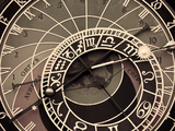 Czech Republic, Prague, Stare Mesto (Old Town), Astronomical Clock on Old Town Hall Photographie par Michele Falzone