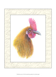 Rooster Insets I Prints by Elissa Della-piana