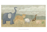 Animals All in a Row I Prints by Megan Meagher