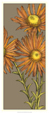 Graphic Flower Panel I Affiches par Jennifer Goldberger