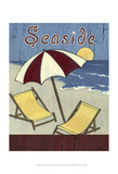 Cabana Sign I Print by Louise Max
