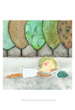 Girl with Turtle Prints by Carla Sonheim