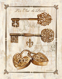 Keys to Paris I Poster by Gregory Gorham