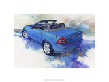 '82 Mercedes SLK Premium Giclee Print by Bruce White