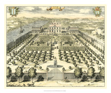 Formal Garden View II Poster par Erich Dahlbergh