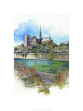 Notre Dame - Paris, France Premium Giclee Print by Bruce White