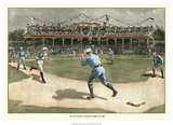 National League Game 1886 Art by Snyder 